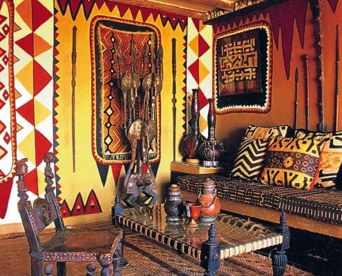 African Heritage House roof room.