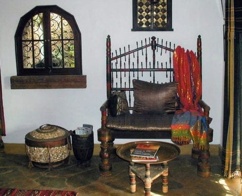 Lamu settee in Lamu suite.