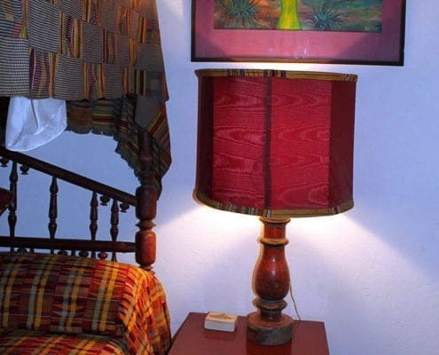 Bed in Moroccan suite
