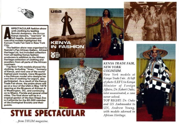 Kenya Fashion in New York.
